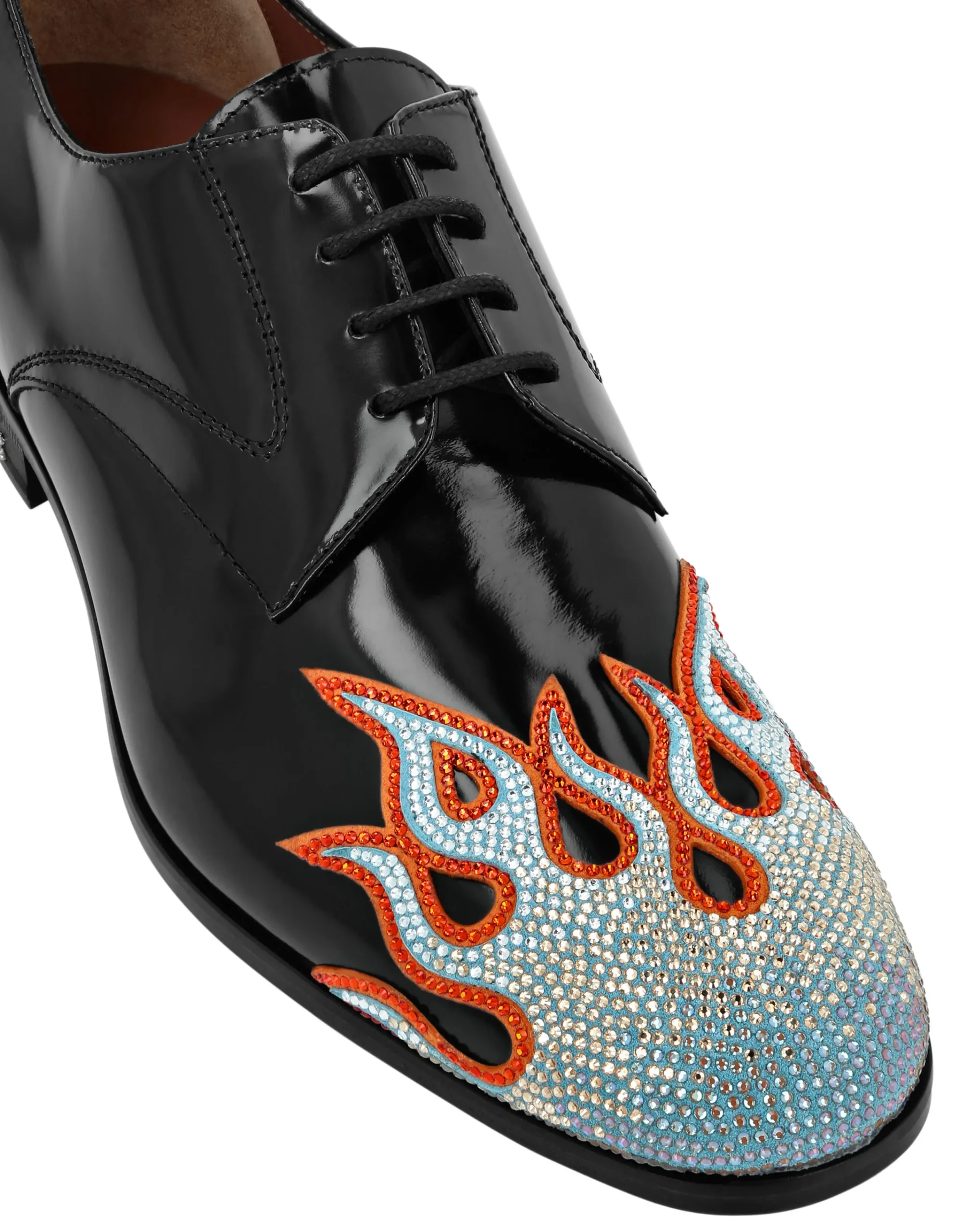 PHILIPP PLEIN Lace Up Shoes Strass Flame>Uomo Scarpe Classiche