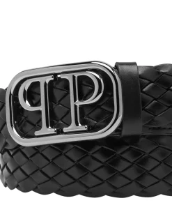 PHILIPP PLEIN Leather Belt>Uomo Cinture
