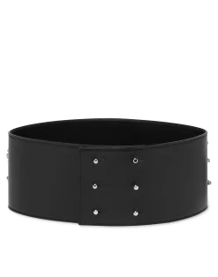 PHILIPP PLEIN Leather Belt Gothic Plein>Donna Cinture