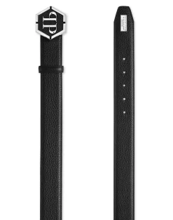 PHILIPP PLEIN Leather Belt Hexagon>Uomo Cinture