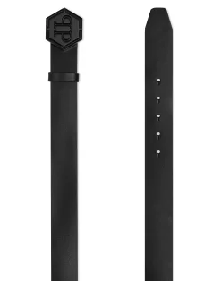 PHILIPP PLEIN Leather Belt Hexagon>Uomo Cinture