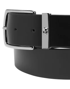 PHILIPP PLEIN Leather Belt Skull>Uomo Cinture