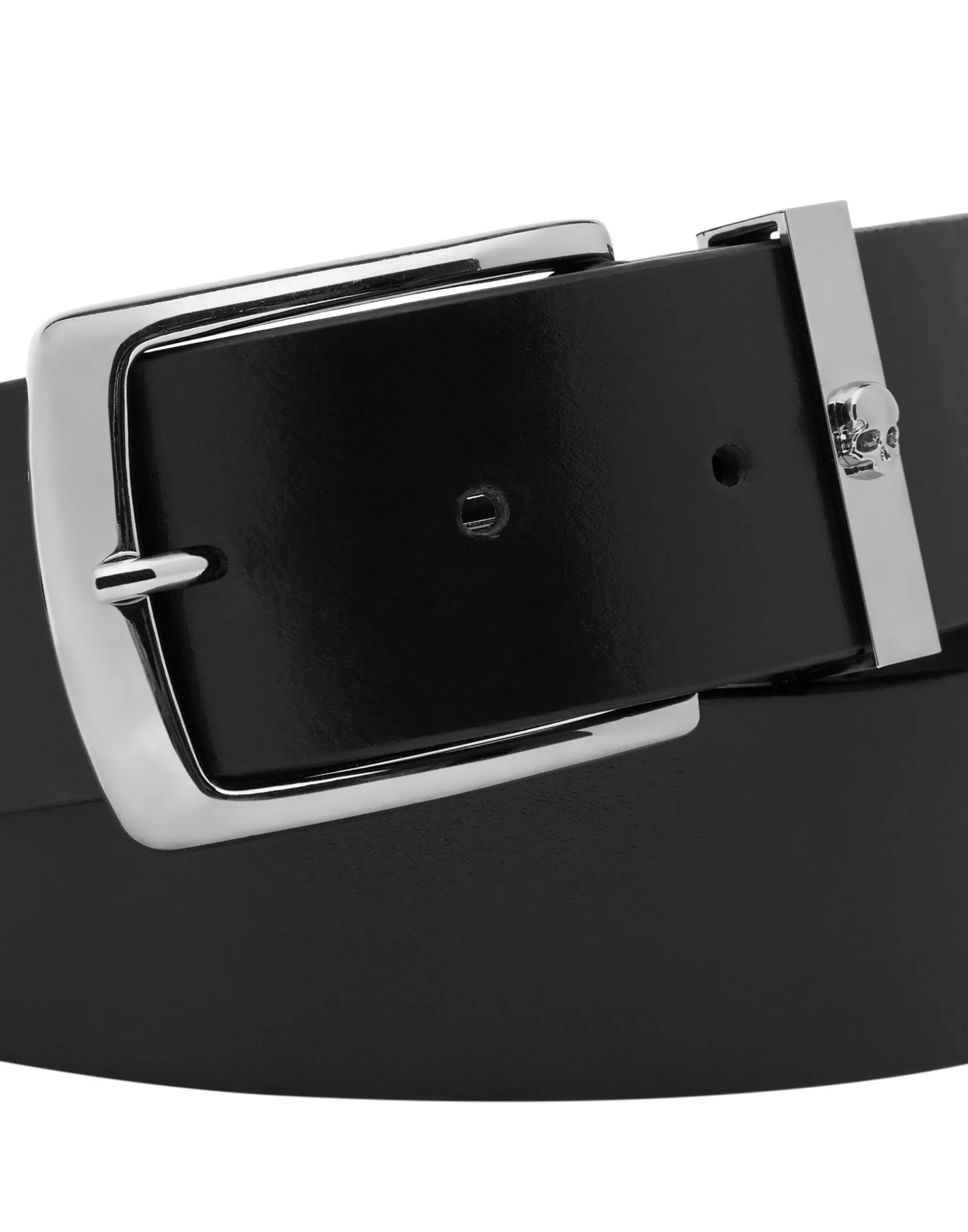 PHILIPP PLEIN Leather Belt Skull>Uomo Cinture