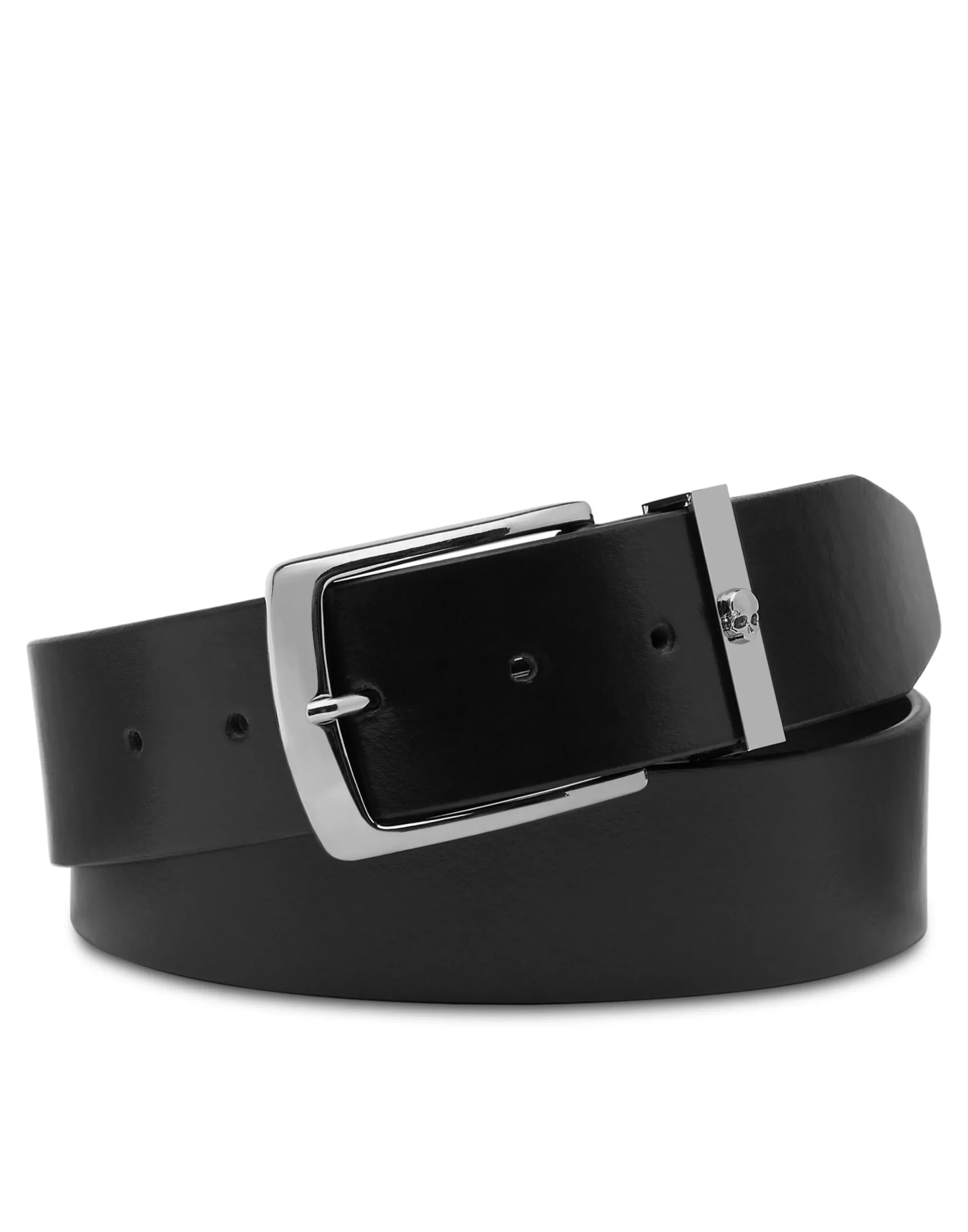 PHILIPP PLEIN Leather Belt Skull>Uomo Cinture