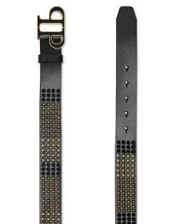 PHILIPP PLEIN Leather Belt Studs>Uomo Cinture