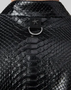 PHILIPP PLEIN Leather Biker slim fit Luxury><noscript><img data-lazyloaded=
