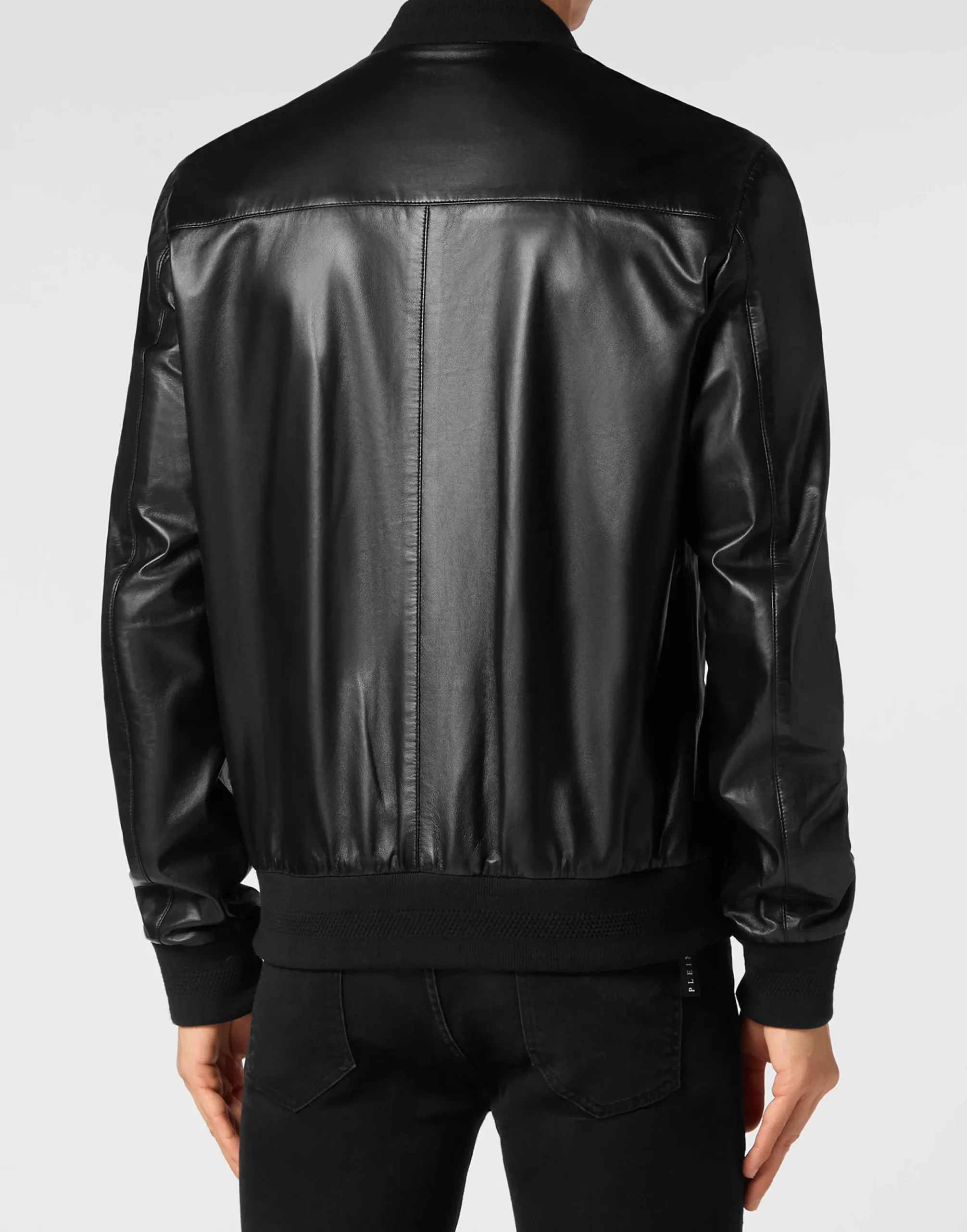 PHILIPP PLEIN Leather Bomber>Uomo Giacche Di Pelle|Giacche E Cappotti