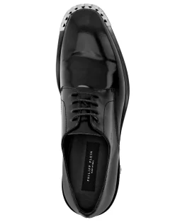 PHILIPP PLEIN Leather Derby Shoes><noscript><img data-lazyloaded=
