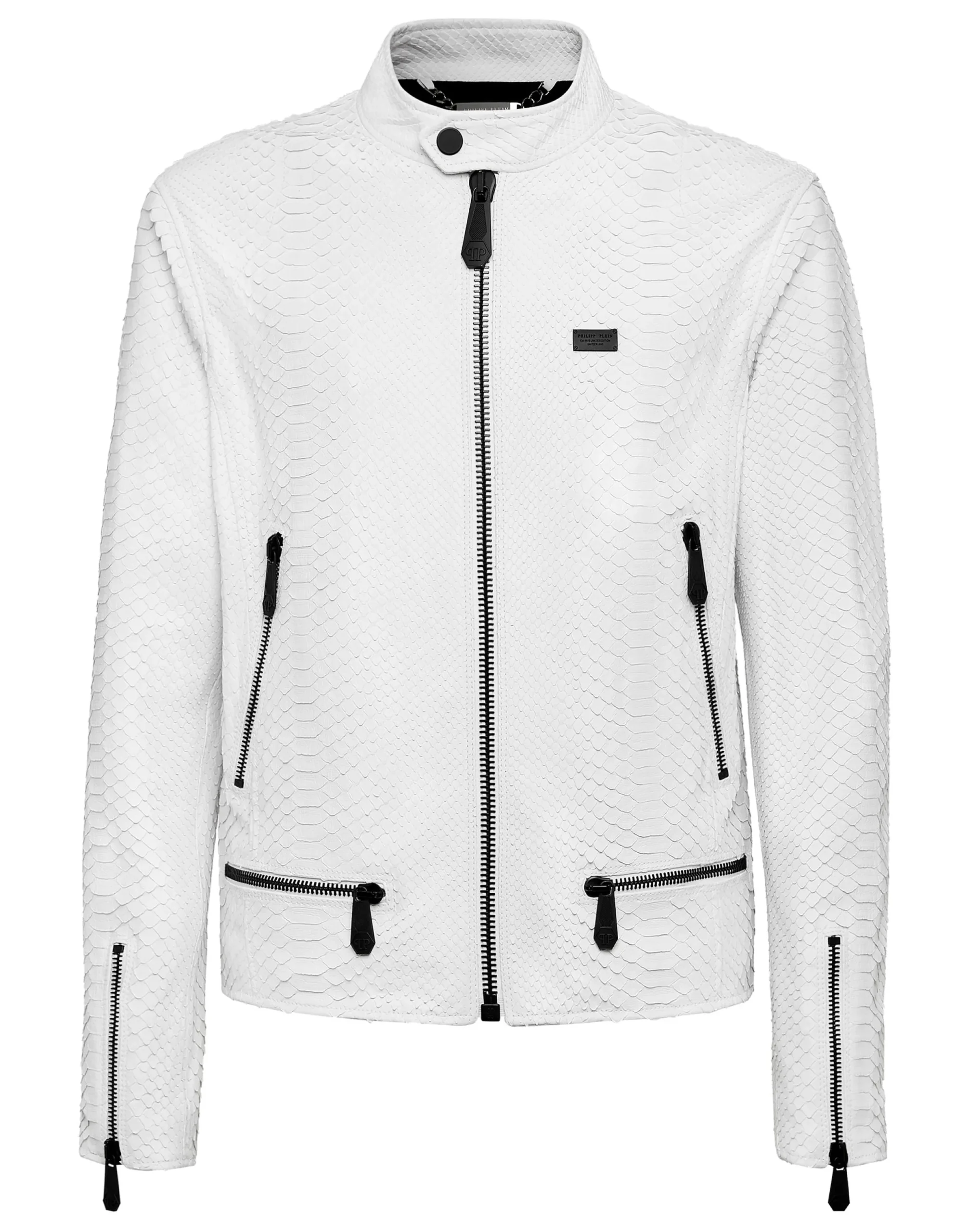 PHILIPP PLEIN Leather Jacket Luxury>Uomo Giacche Di Pelle|Giacche E Cappotti