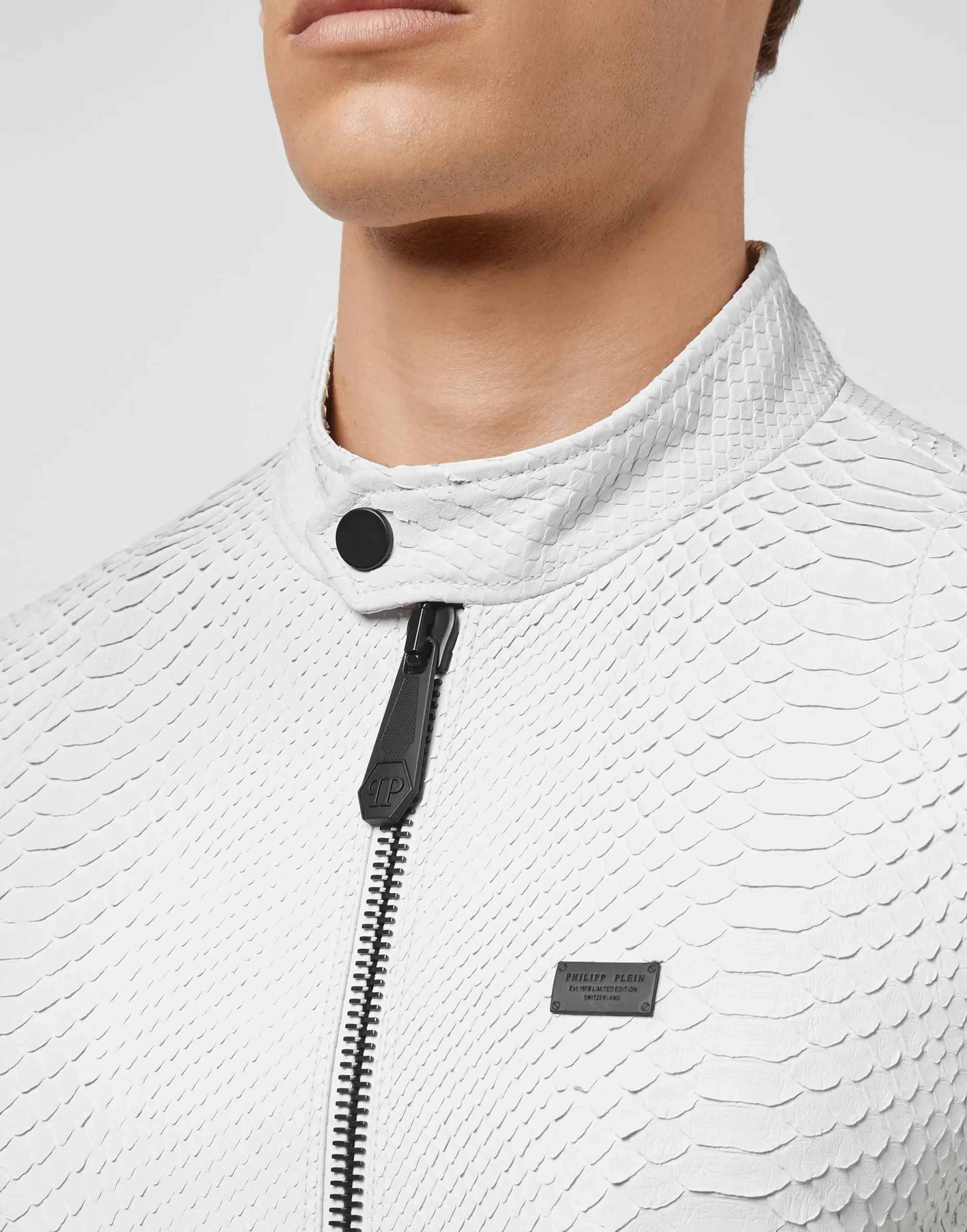 PHILIPP PLEIN Leather Jacket Luxury>Uomo Giacche Di Pelle|Giacche E Cappotti