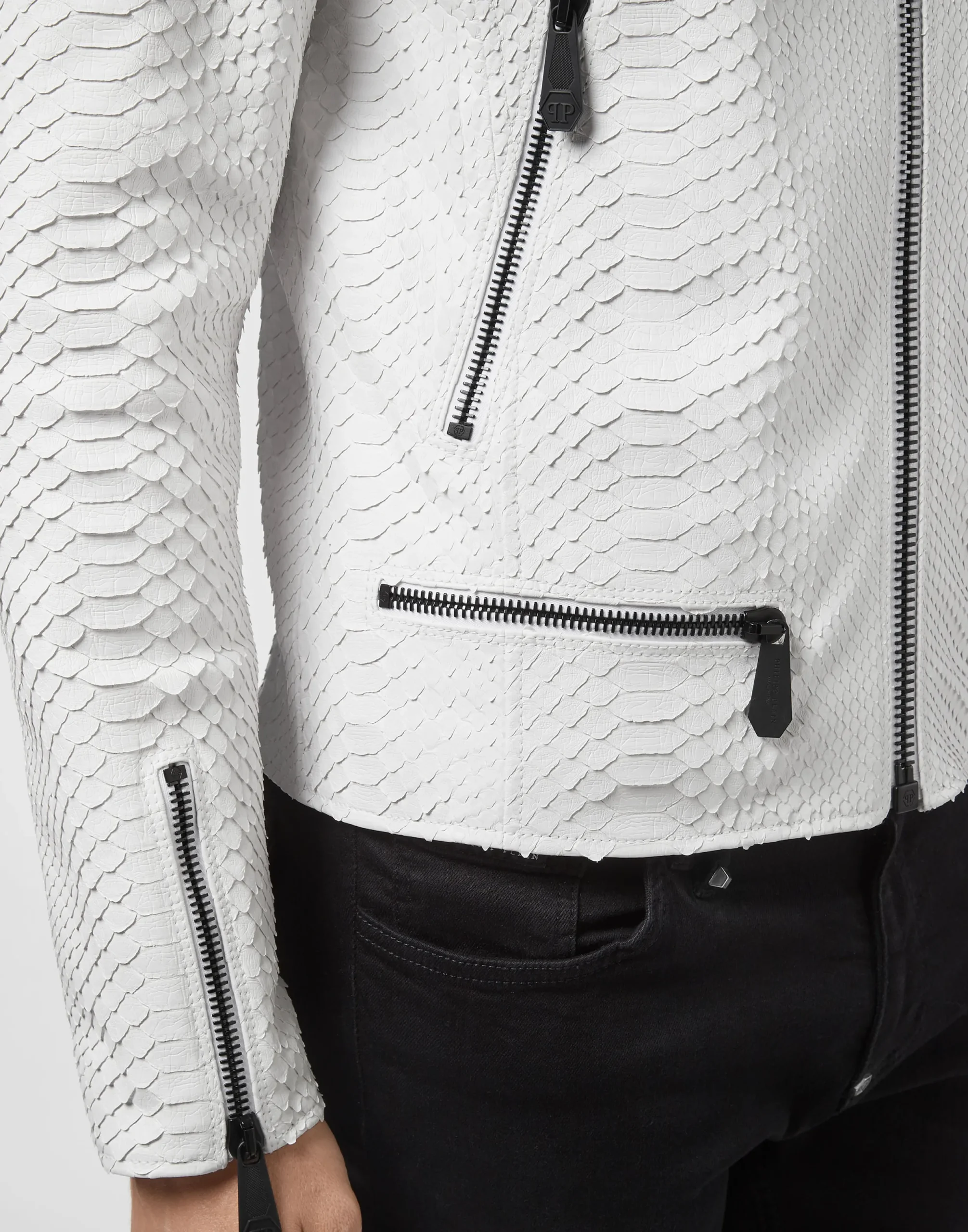 PHILIPP PLEIN Leather Jacket Luxury>Uomo Giacche Di Pelle|Giacche E Cappotti