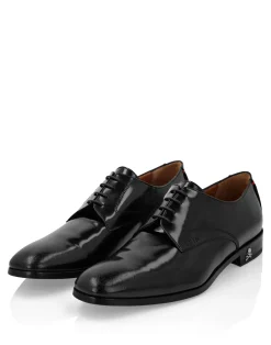 PHILIPP PLEIN Leather Lace Up Shoes Monogram><noscript><img data-lazyloaded=