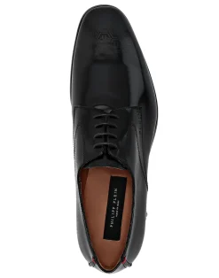 PHILIPP PLEIN Leather Lace Up Shoes Monogram><noscript><img data-lazyloaded=