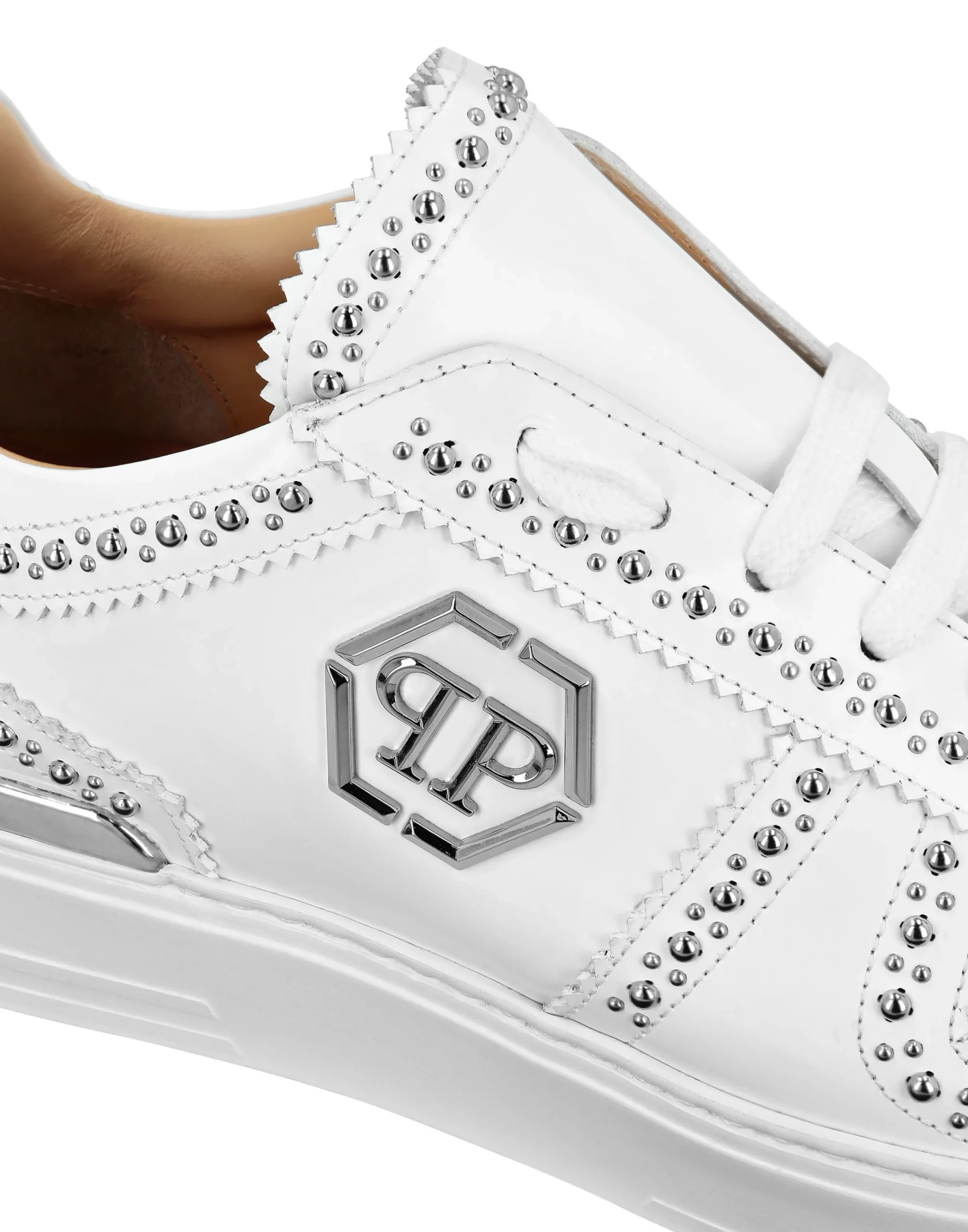 PHILIPP PLEIN Leather Lo- Top Sneakers>Uomo Low Top Sneakers