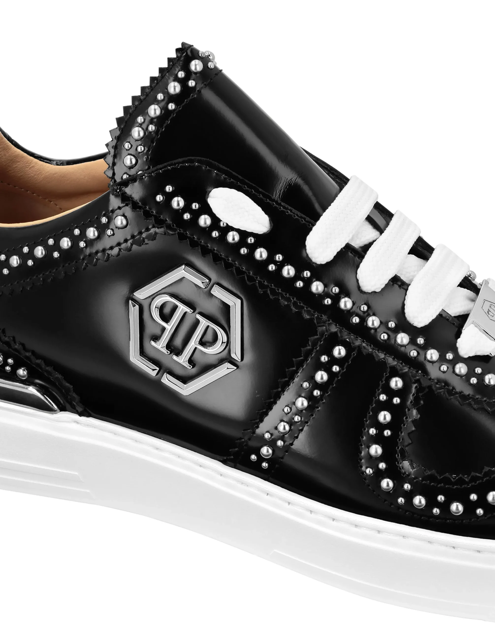 PHILIPP PLEIN Leather Lo- Top Sneakers>Uomo Low Top Sneakers