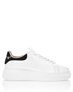 PHILIPP PLEIN Leather Low-Top Sneakers Megastar>Uomo Low Top Sneakers|Sneakers