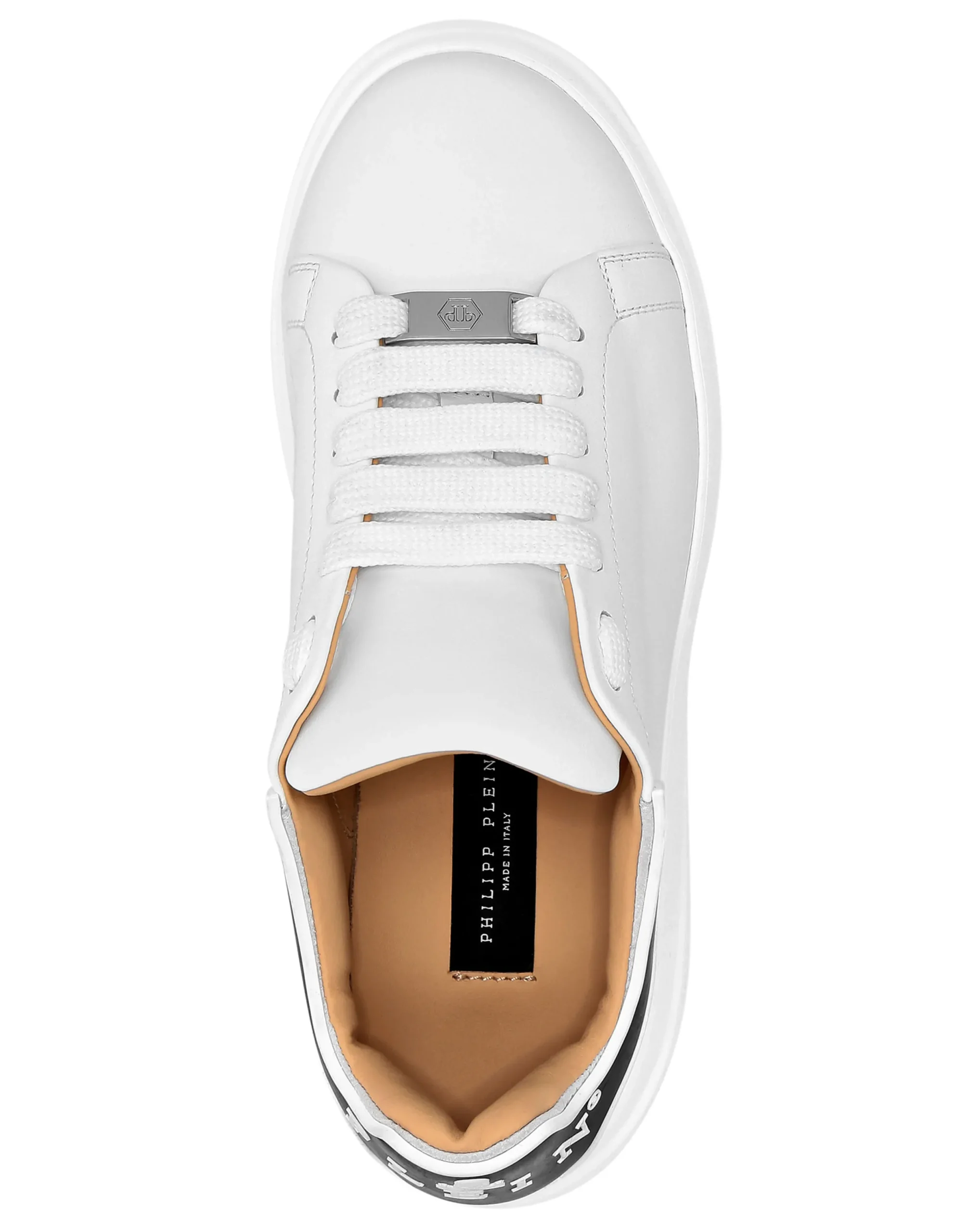 PHILIPP PLEIN Leather Low-Top Sneakers Megastar>Uomo Low Top Sneakers|Sneakers