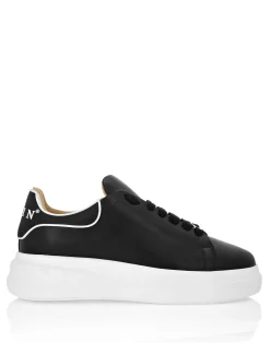PHILIPP PLEIN Leather Low-Top Sneakers Megastar>Uomo Low Top Sneakers|Sneakers