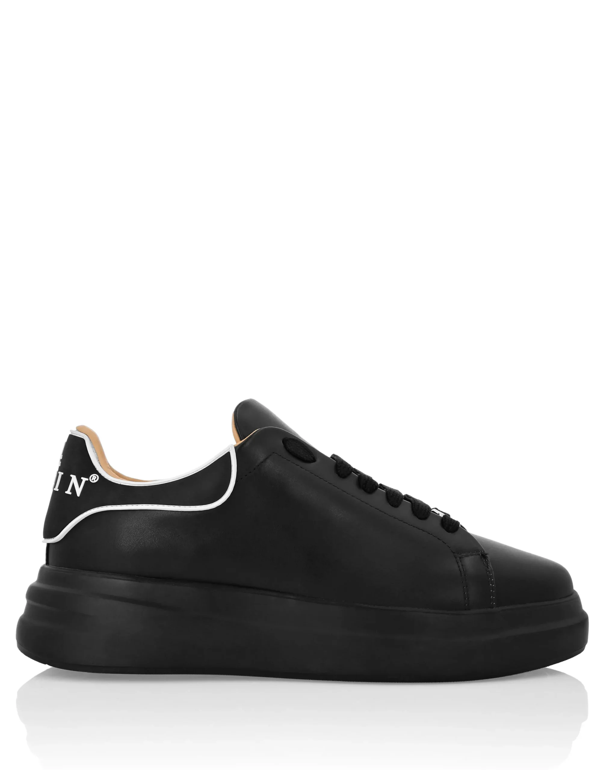 PHILIPP PLEIN Leather Low-Top Sneakers Megastar>Uomo Low Top Sneakers|Sneakers