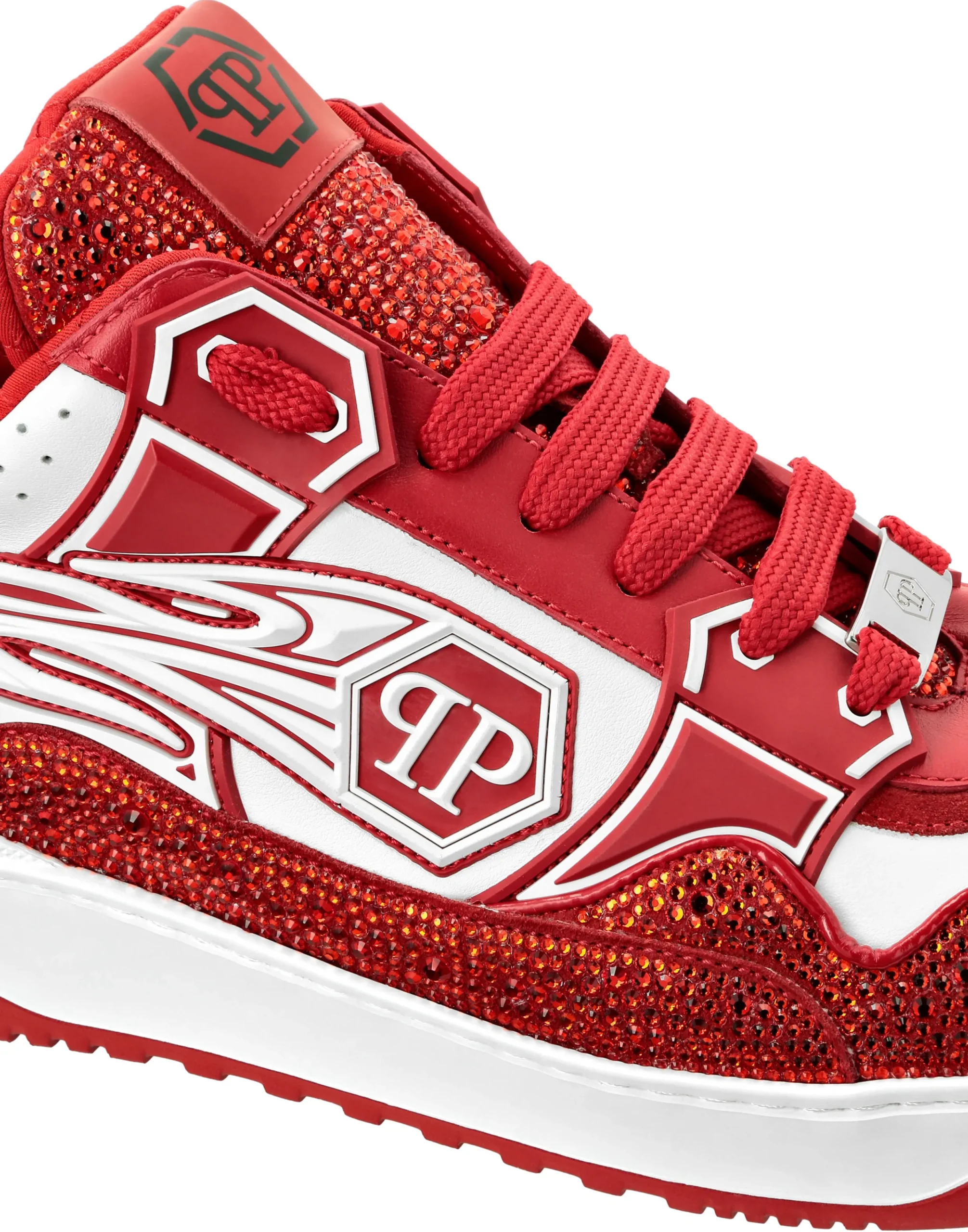 PHILIPP PLEIN Leather Low-Top SneakersMoon Walker>Uomo Low Top Sneakers