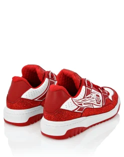 PHILIPP PLEIN Leather Low-Top SneakersMoon Walker><noscript><img data-lazyloaded=