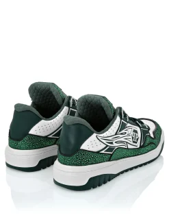 PHILIPP PLEIN Leather Low-Top SneakersMoon Walker><noscript><img data-lazyloaded=