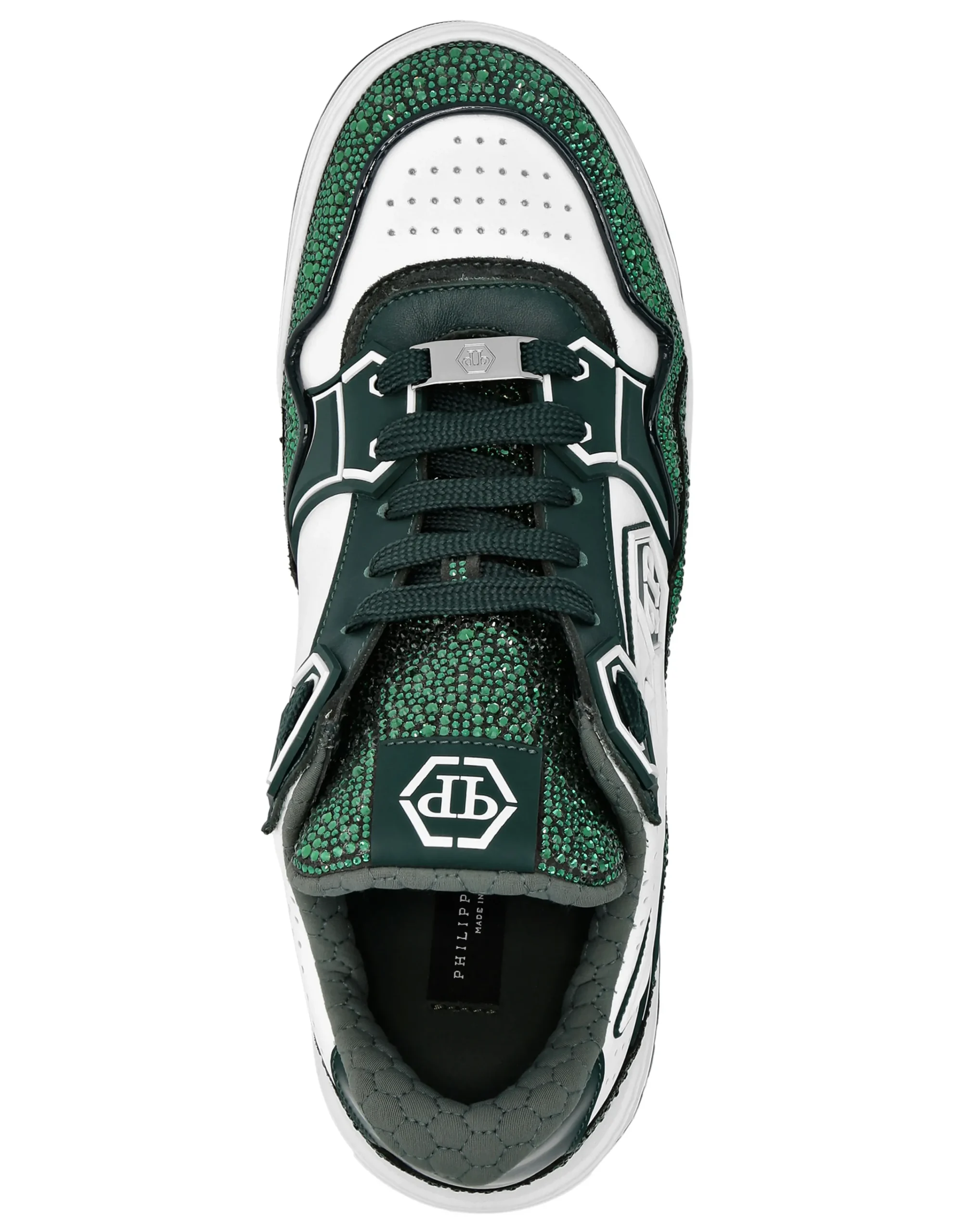 PHILIPP PLEIN Leather Low-Top SneakersMoon Walker>Uomo Low Top Sneakers