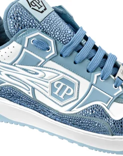 PHILIPP PLEIN Leather Low-Top SneakersMoon Walker><noscript><img data-lazyloaded=