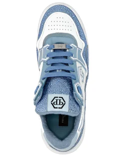 PHILIPP PLEIN Leather Low-Top SneakersMoon Walker><noscript><img data-lazyloaded=