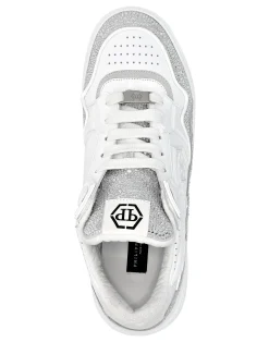 PHILIPP PLEIN Leather Low-Top SneakersMoon Walker><noscript><img data-lazyloaded=