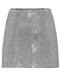 PHILIPP PLEIN Leather Mini Skirt>Donna Pelle E Pellicce|Abiti E Gonne