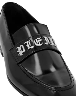 PHILIPP PLEIN Leather Moccasin Gothic Plein><noscript><img data-lazyloaded=