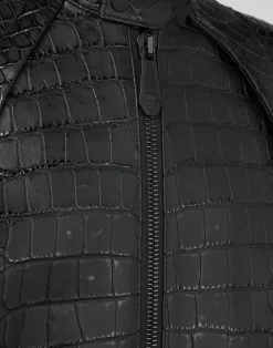 PHILIPP PLEIN Leather Moto Jacket Luxury><noscript><img data-lazyloaded=