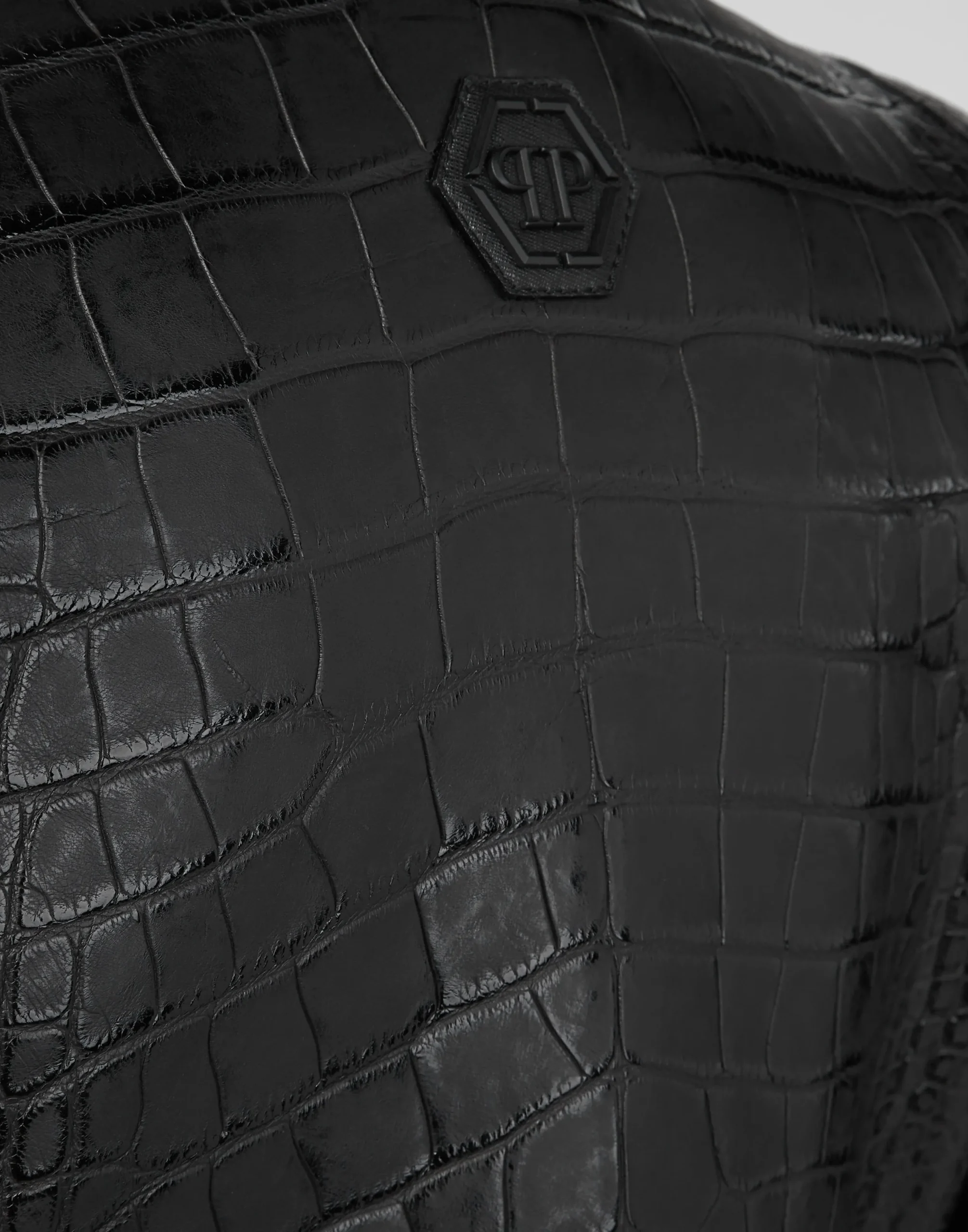 PHILIPP PLEIN Leather Moto Jacket Luxury>Uomo Giacche Di Pelle|Giacche E Cappotti