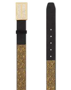PHILIPP PLEIN Leopard Leather Belt>Donna Cinture