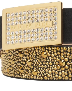 PHILIPP PLEIN Leopard Leather Belt>Donna Cinture
