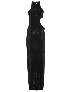 PHILIPP PLEIN Long Dress Strass Snake>Donna Abiti E Gonne