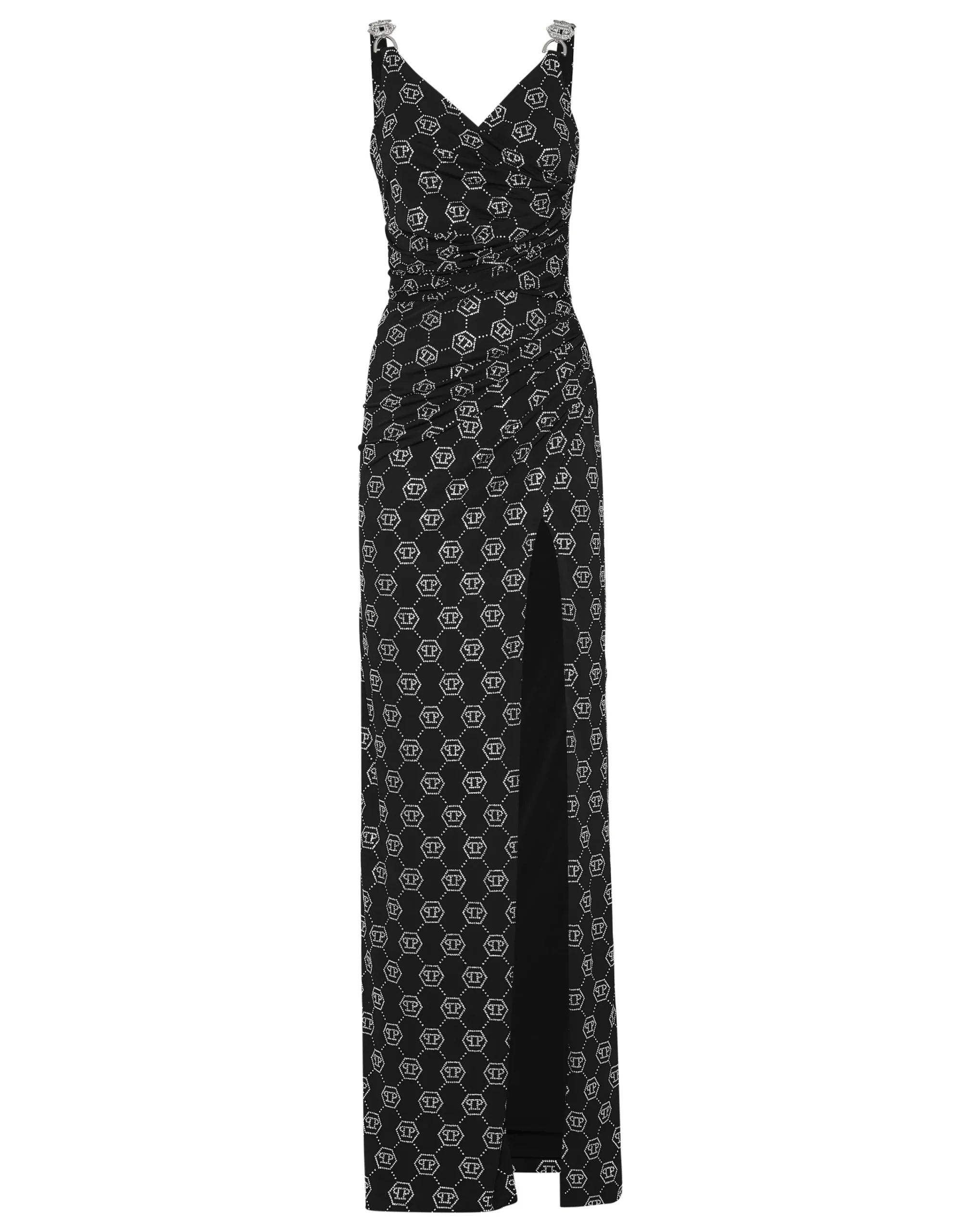 PHILIPP PLEIN Long Dress Monogram>Donna Abiti E Gonne