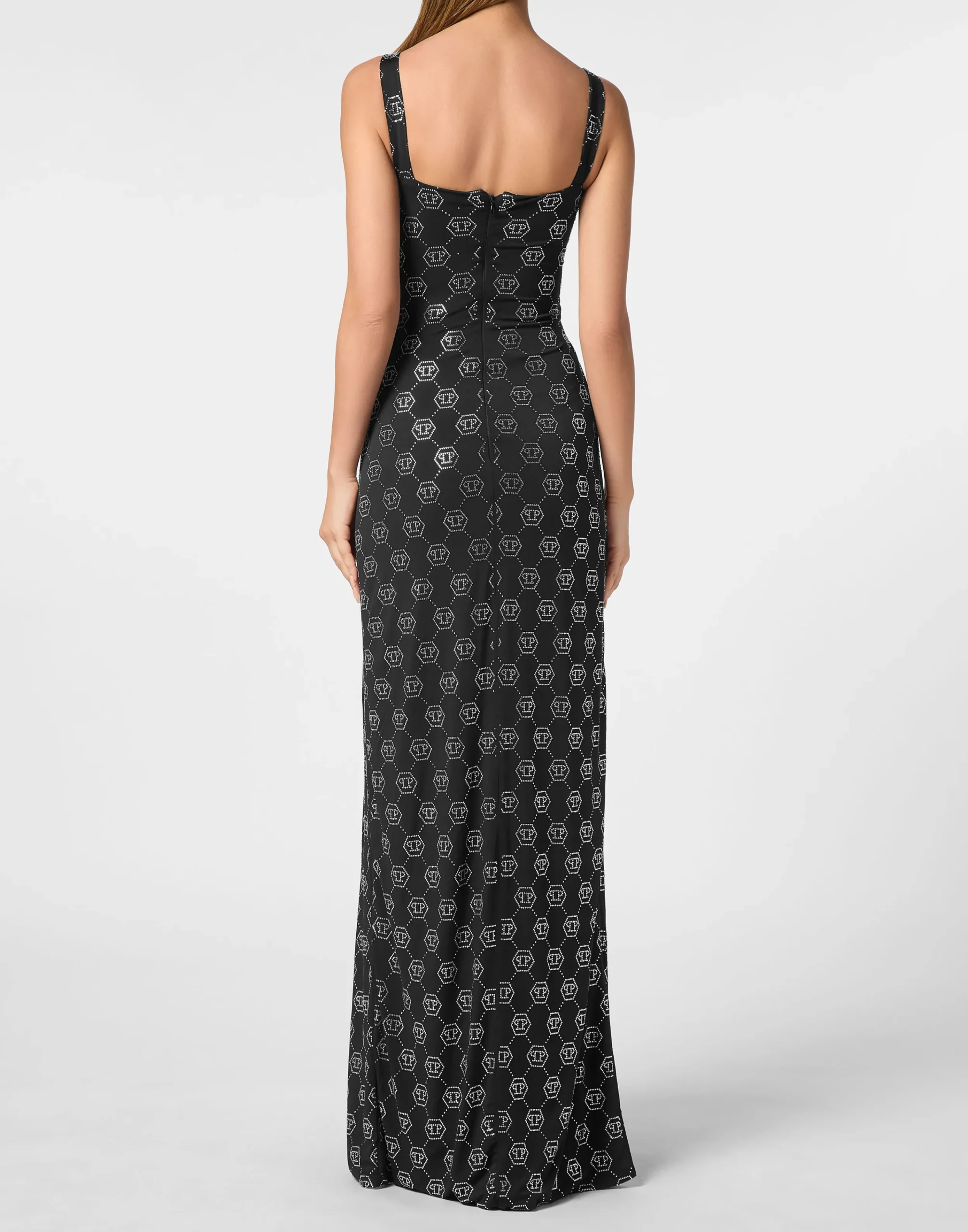 PHILIPP PLEIN Long Dress Monogram>Donna Abiti E Gonne