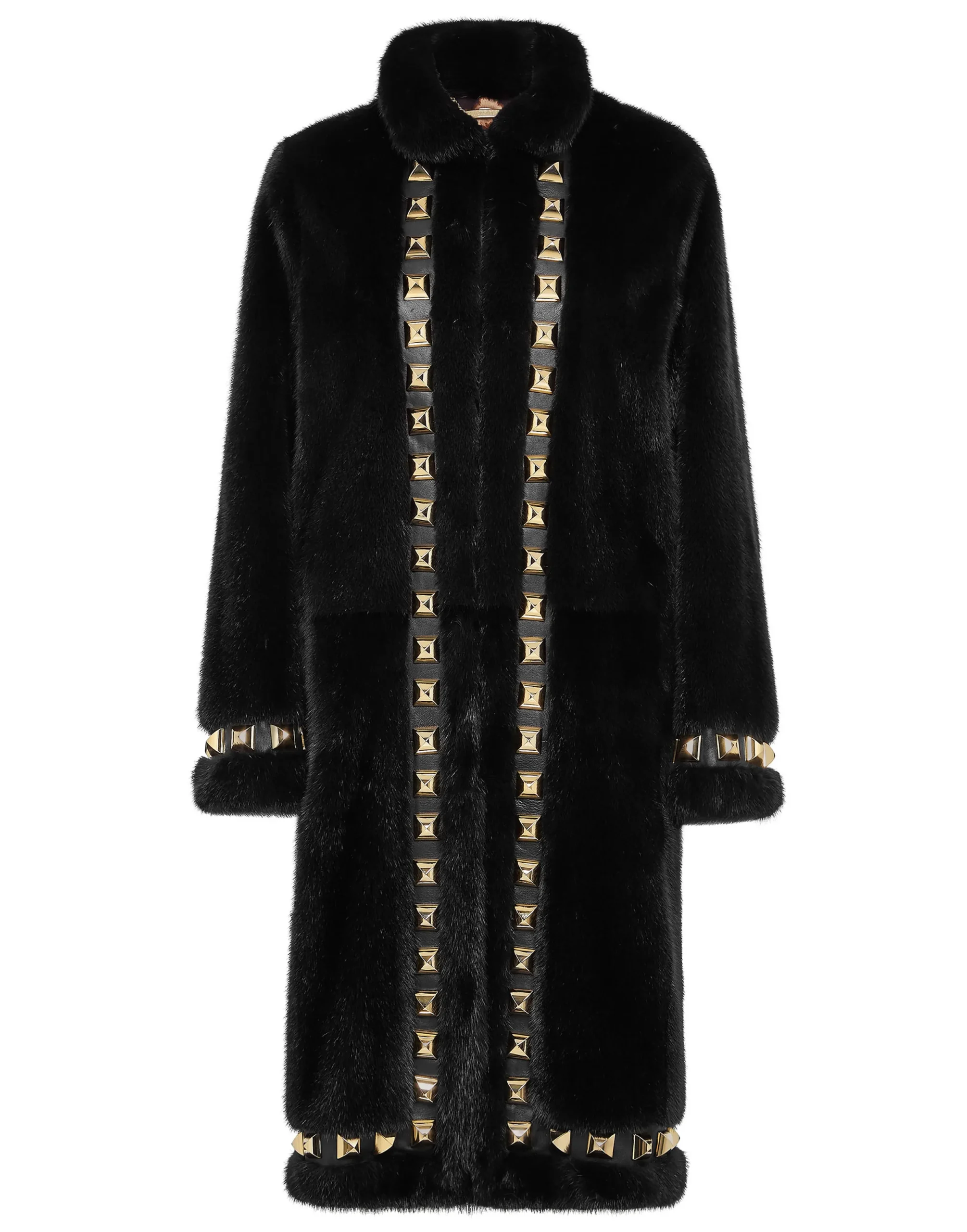 PHILIPP PLEIN Long Fur Mink Coat>Donna Giubbotti|Pellicce E Cappotti