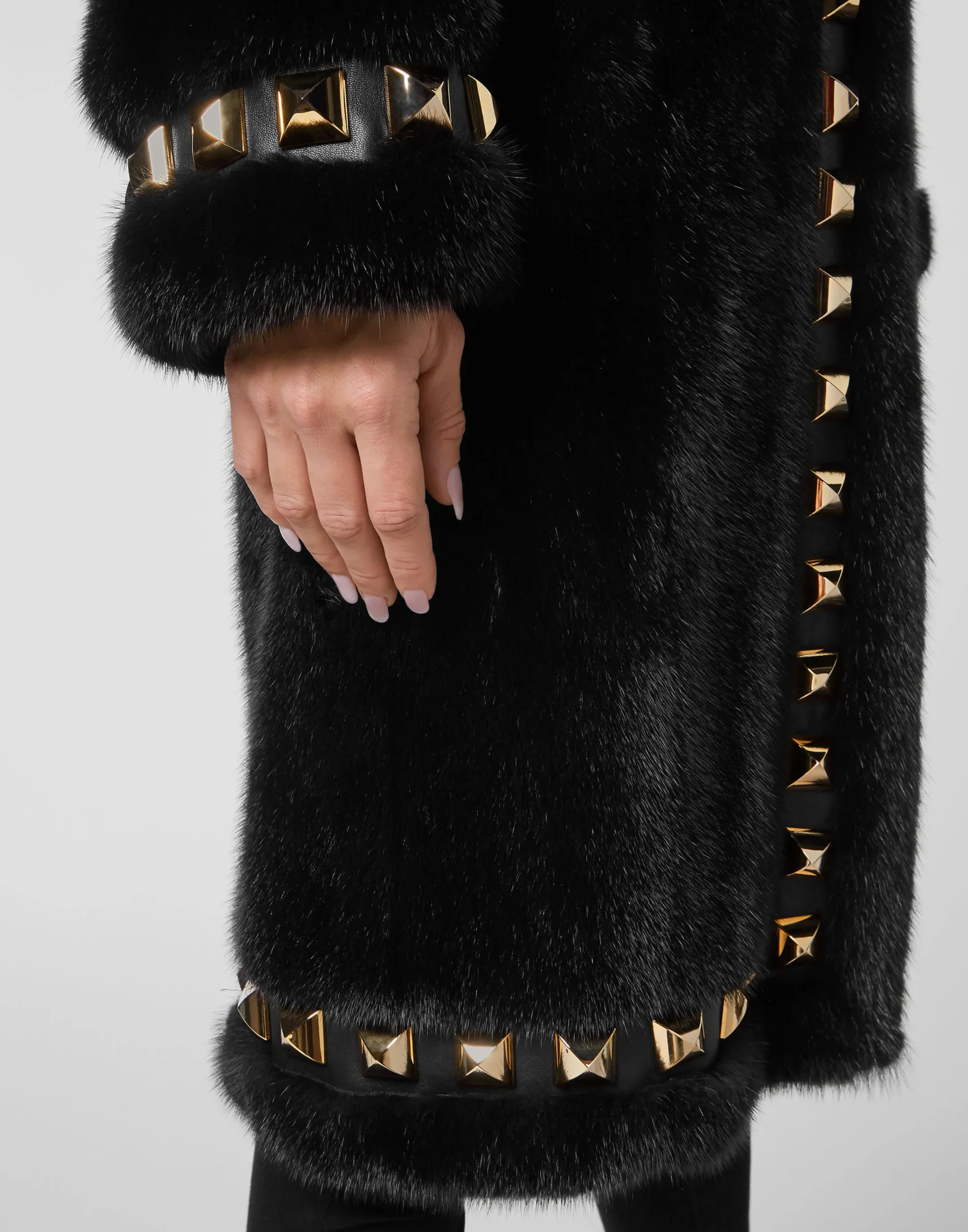 PHILIPP PLEIN Long Fur Mink Coat>Donna Giubbotti|Pellicce E Cappotti