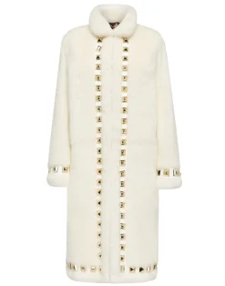 PHILIPP PLEIN Long Fur Mink Coat>Donna Giubbotti|Pellicce E Cappotti
