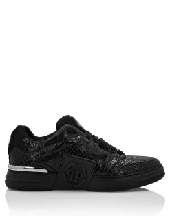 PHILIPP PLEIN Lo-Top Python Sneakers Phantom $Treet>Uomo Low Top Sneakers