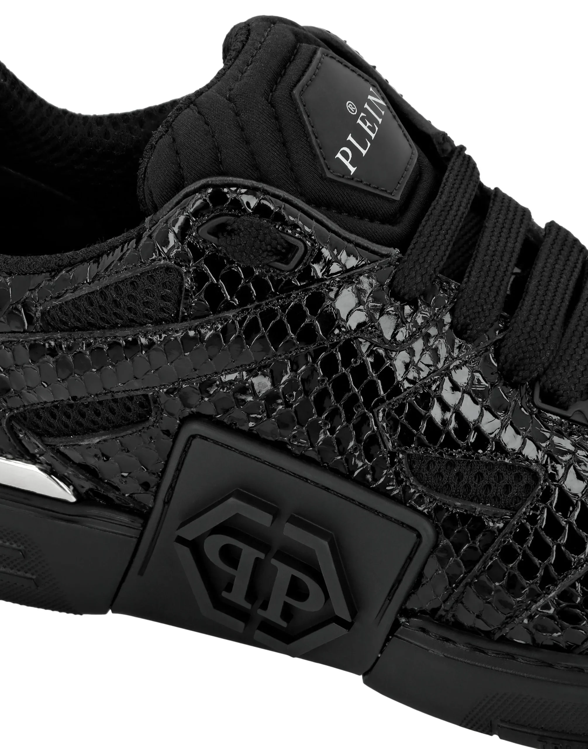 PHILIPP PLEIN Lo-Top Python Sneakers Phantom $Treet>Uomo Low Top Sneakers