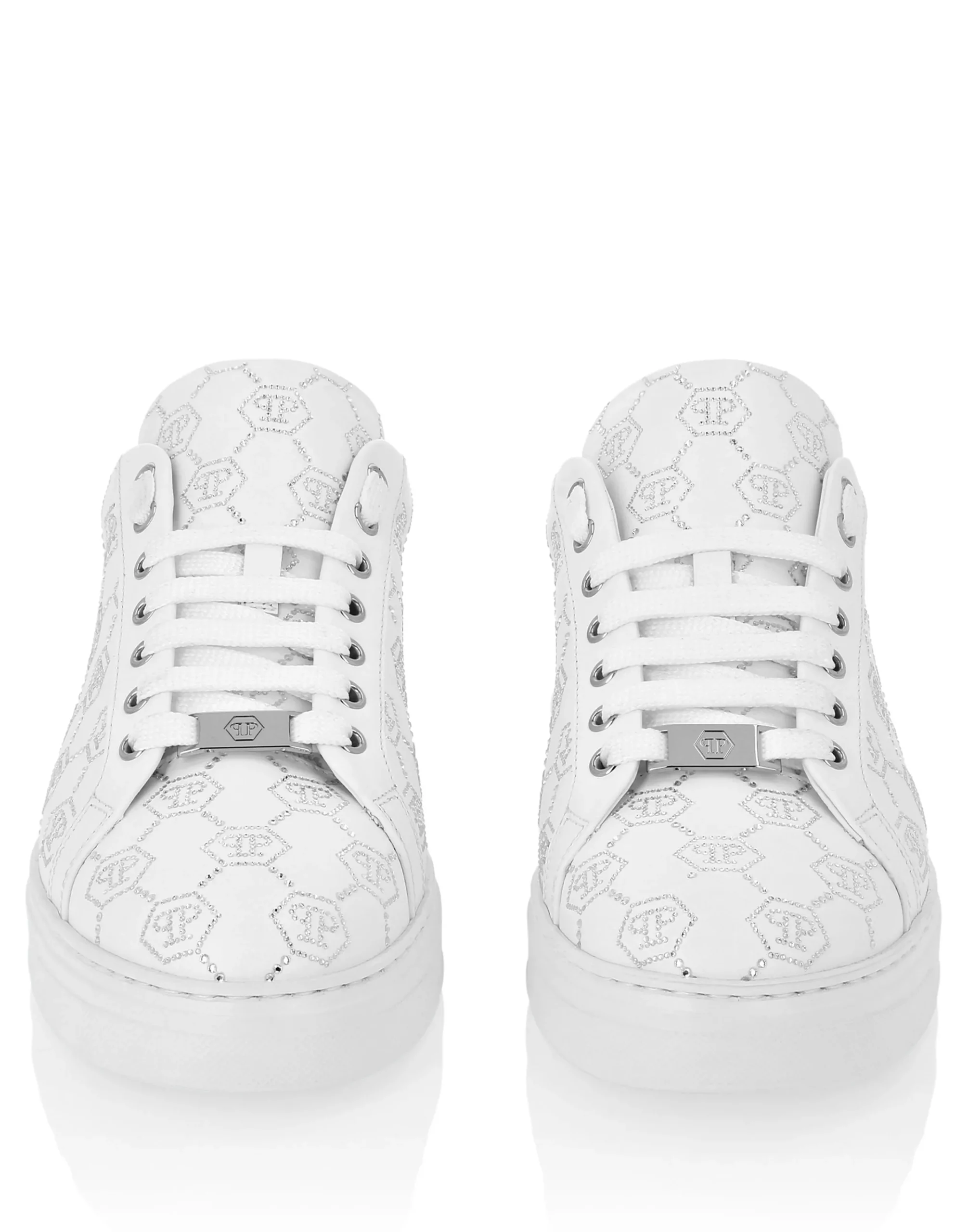 PHILIPP PLEIN Low Top Sneakers Carson Monogram Strass>Uomo Low Top Sneakers