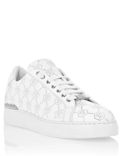PHILIPP PLEIN Low Top Sneakers Carson Monogram Strass>Uomo Low Top Sneakers
