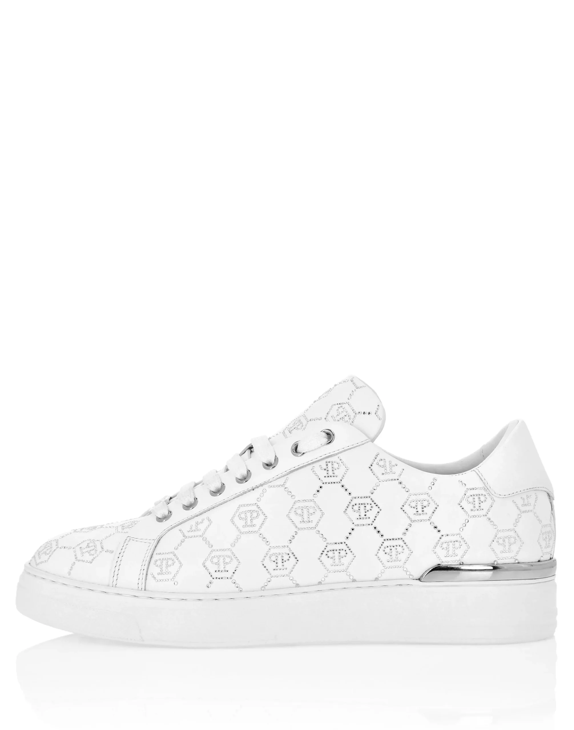 PHILIPP PLEIN Low Top Sneakers Carson Monogram Strass>Uomo Low Top Sneakers