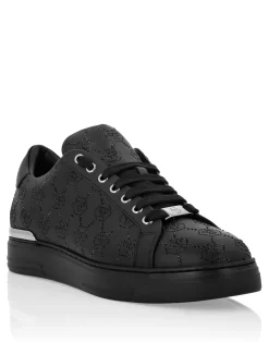 PHILIPP PLEIN Low Top Sneakers Carson Monogram Strass>Uomo Low Top Sneakers