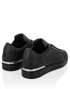 PHILIPP PLEIN Low Top Sneakers Carson Monogram Strass><noscript><img data-lazyloaded=