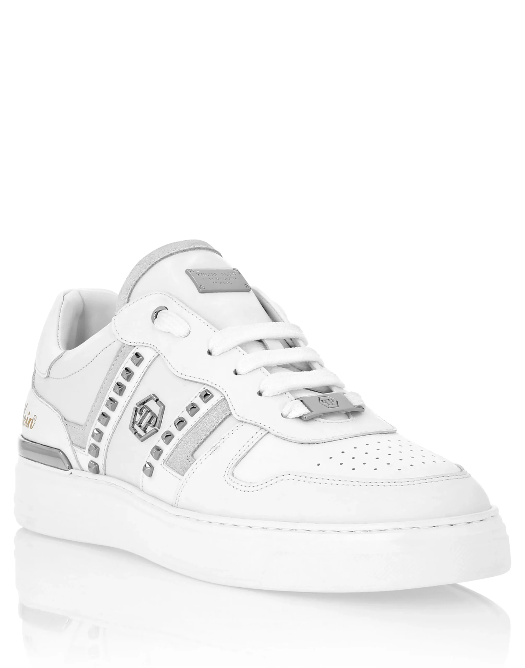 PHILIPP PLEIN Low Top Sneakers Mix Cut Studs>Uomo Low Top Sneakers|Low Top Sneakers